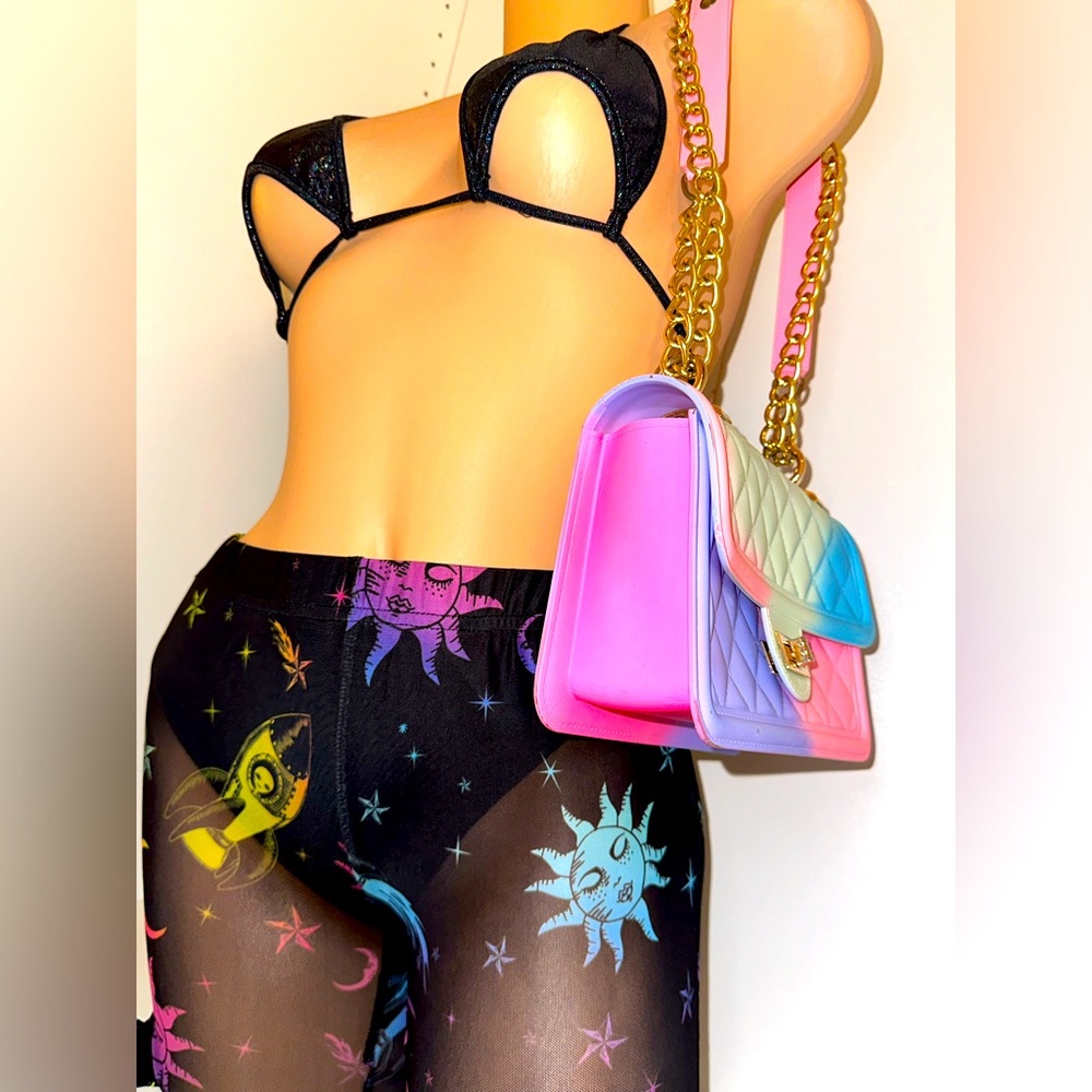 Pants for🌈 festies see-through that make your booty fire& has bottoms included